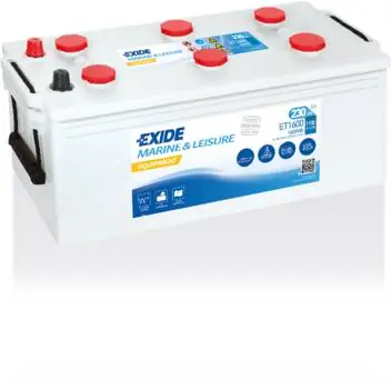 Exide ET1600 Equipment 12V 230Ah Semitraktion Versorgungsbatterie Meistverkauft