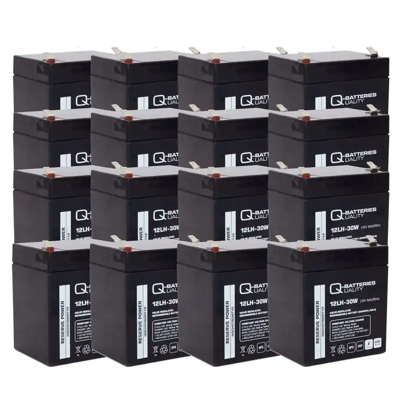 Ersatzakku für RBC44 RBC140 AGM Batterie 12V 5Ah (16 Akkus) Aktuell