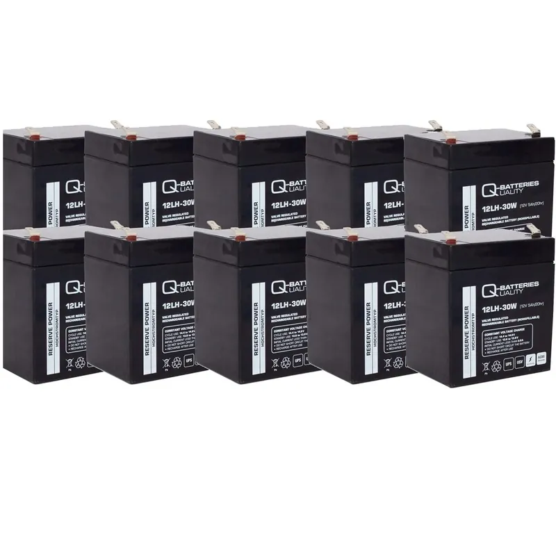 Direktkauf Ersatzakku für RBC117 AGM Batterie 12V 5Ah (10 Akkus)