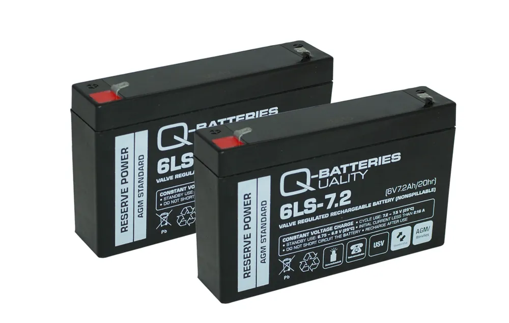 Ersatzakku für RBC18 AGM Batterie 6V 7,2Ah (2 Akkus) Angebot