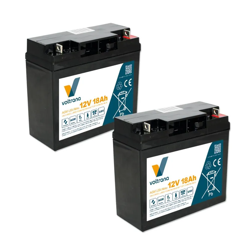 USV-Akku passend für APC Smart-UPS SUA1500I 2x 12V 18Ah - Voltrana Ersatzakku Bestseller