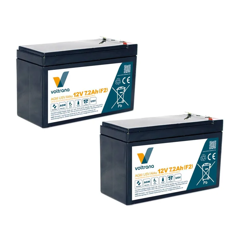 Must-Have USV-Akku passend für Riello iDialog IDG 1600 12V 2 x 12V 7,2Ah – Voltrana Ersatzakku