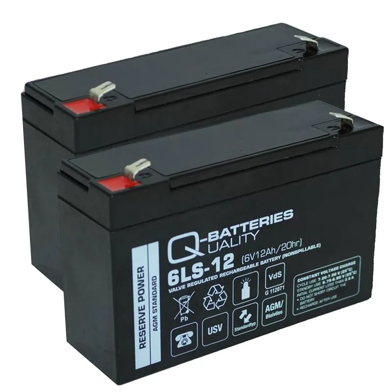 Ersatzakku für RBC3 für USV-Anlage von APC BK600I 6V 12Ah Finale Aktion