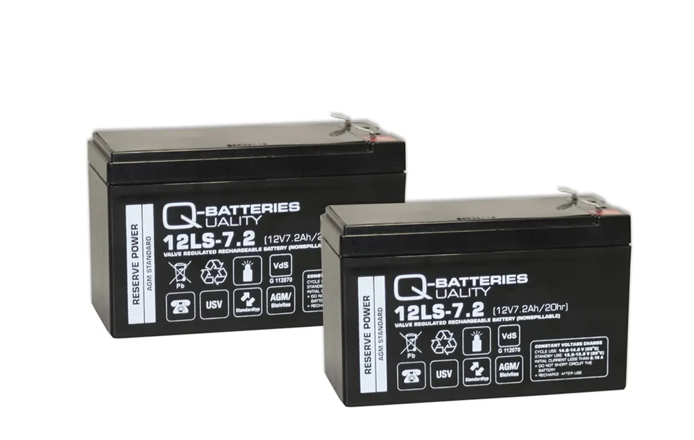 Ersatzbatterie für AEG Serie A/B 7,2Ah F2 Anschluss 2 Stk. Schnäppchen