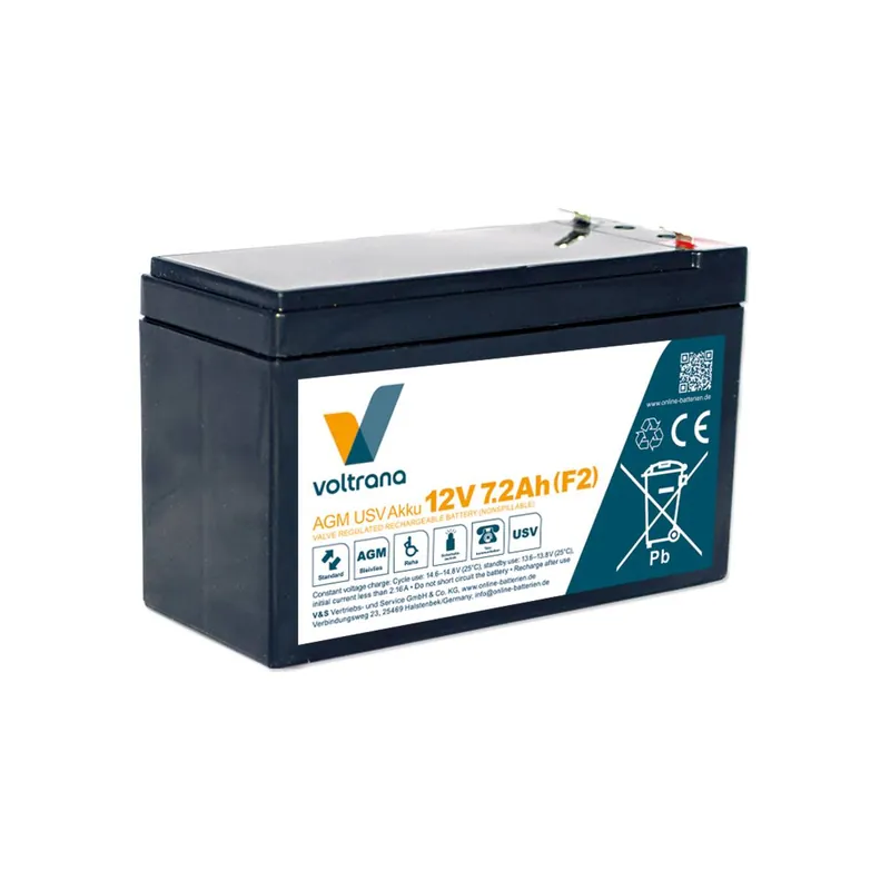 Geprüft USV-Akku passend für APC Back-UPS BE850G2-GR RBC17 12V 1 x 12V 7,2Ah – Voltrana Ersatzakku