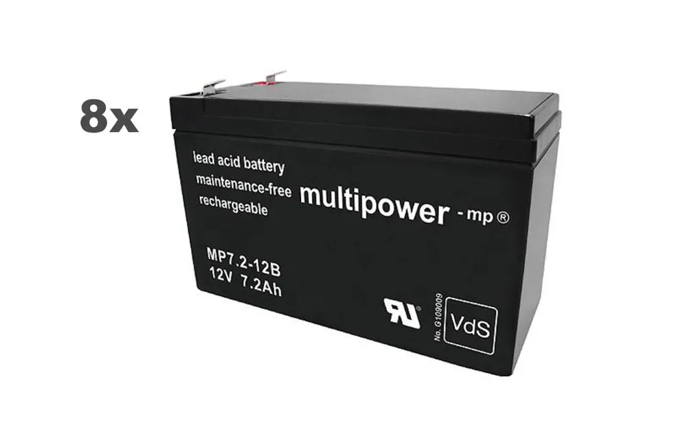 Geprüft Multipower Ersatzakku für USV RBC12 RBC 12, RBC27 RBC 27, RBC105 RBC 105