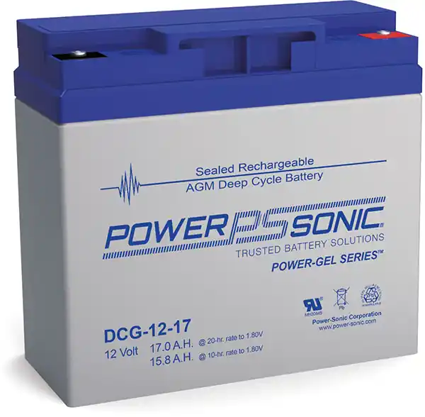 Neu Powersonic DCG12-17 12V 17Ah Gel Akku