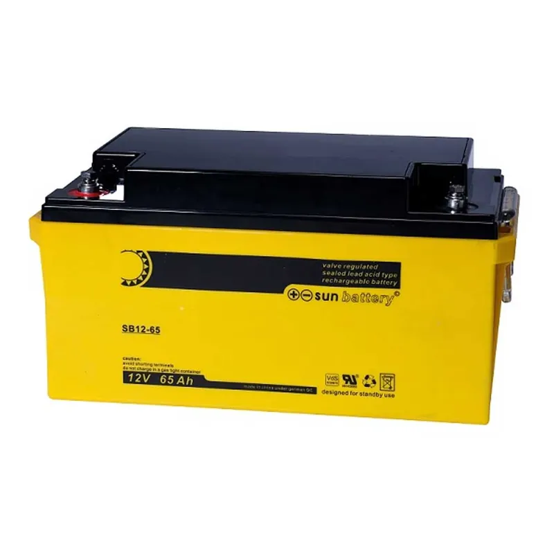 Sun Battery SB 12-65 V0 12V 65Ah (C20) AGM Batterie mit VdS Aktuell