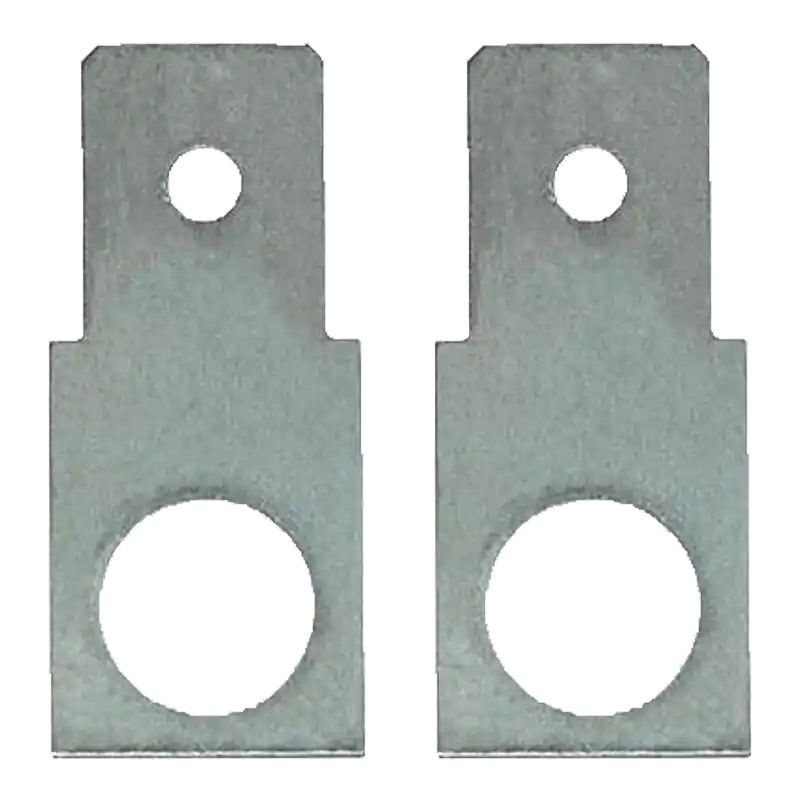 Adapter M5 auf Faston F2 Flachstecker 6,3mm gerade (1 Paar) Neue Ware