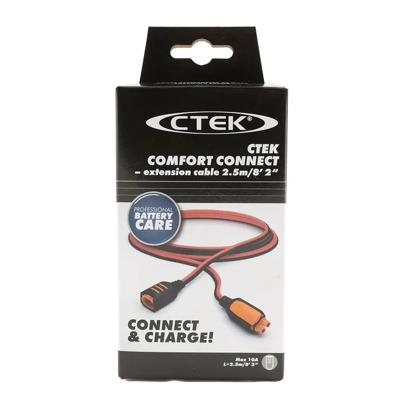 Preisknaller CTEK Comfort Connect Extension 2,5m Verlängerungskabel für alle Ladegeräte bis 10A