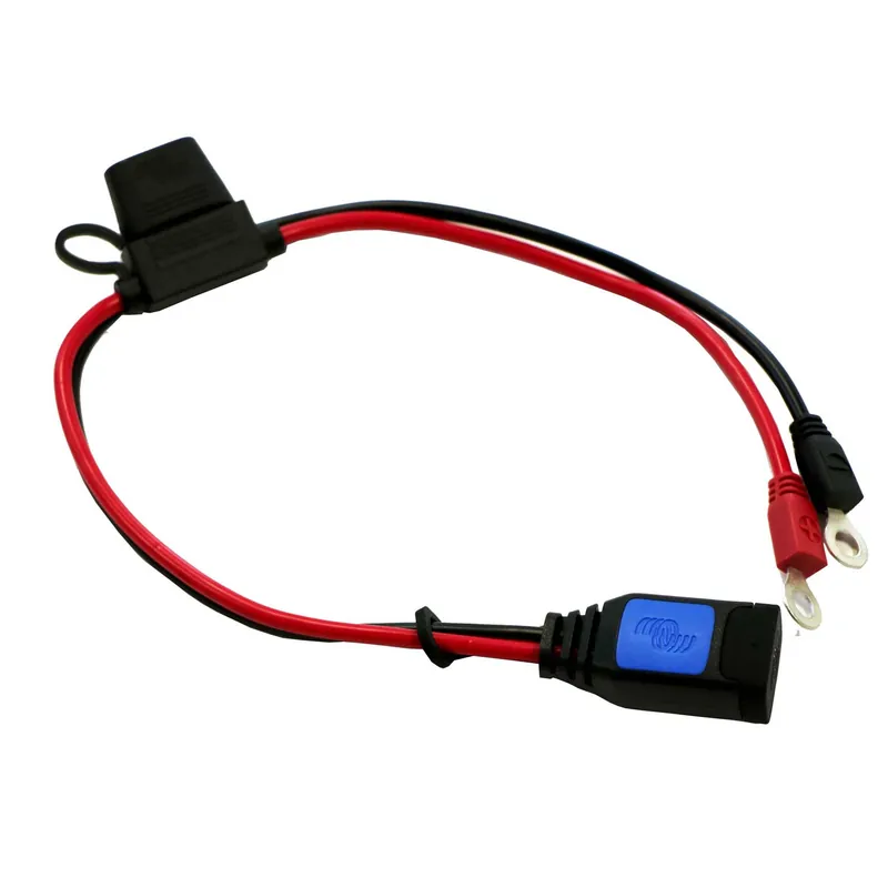 Victron Anschlusskabel mit M8 Ösenanschluss + 30A Sicherung für Blue Smart IP65 Expressversand
