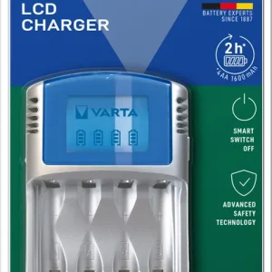 Knallerangebot Varta USB Ladegerät 12V LCD Charger für AA und AAA Akkus