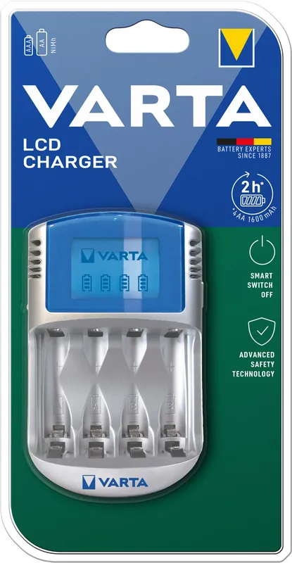 Knallerangebot Varta USB Ladegerät 12V LCD Charger für AA und AAA Akkus