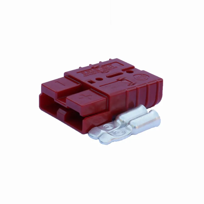 Anderson Flachstecker SB 50A rot, Stecker inkl. 2 Hauptkontakte, 24V, 16mm² (oder ähnlich Anderson) Preisreduziert