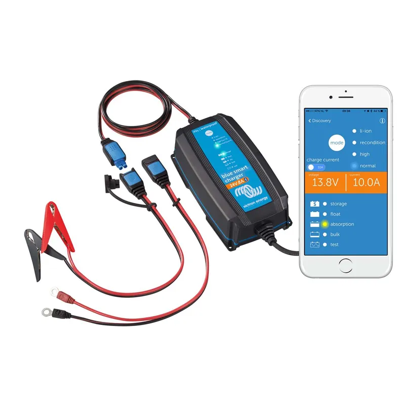 Angebot Victron Blue Smart IP65 24/8 Bluetooth Ladegerät 24V 8A für Blei und Lithium Akkus