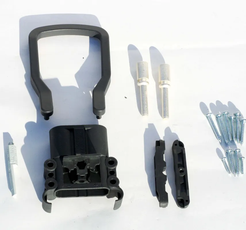 REMA Stecker Euro Din 160A 50mm² (Griff, Kodierstift grau, Hauptkontakt, Zugentlastung) Meistverkauft
