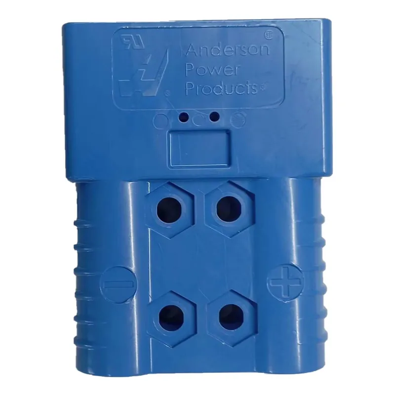 Anderson Flachstecker SBE 160A blau, Stecker inkl. 2 Hauptkontakte, 48 V, 50mm² (oder ähnlich Anderson) Ausverkauf