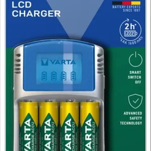 Direkt Vom Hersteller Varta Ladegerät LCD Charger inkl. 4xAA 2600mAh 12V adapter USB Kabel