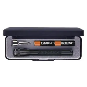 Jetzt Kaufen MagLite M3A012 Micro-Mag schwarz inkl. 2x Micro AAA Batterien + Taschenclip im Set