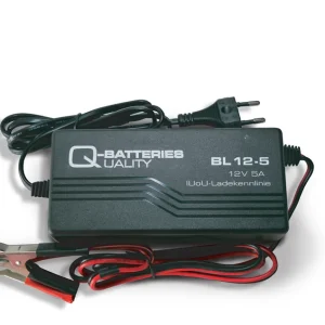 Bestseller Q-Batteries BL 12-5 Ladegerät für Bleiakkus 12V - 5A Ladestrom IU0U Ladekennlinie