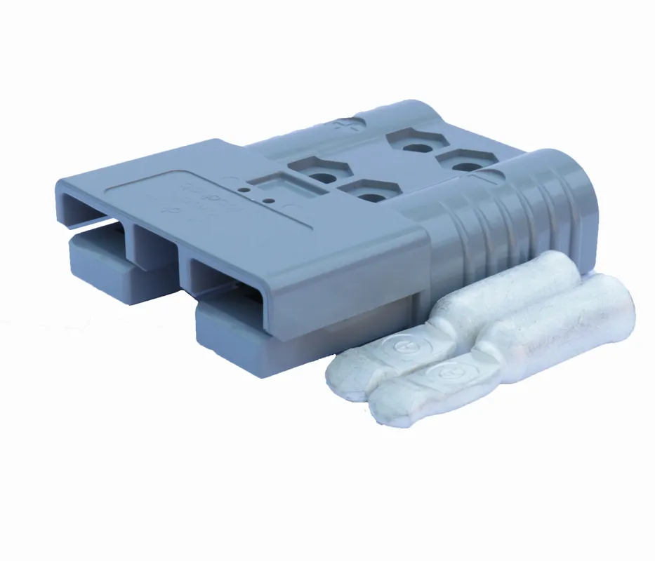 Begrenztes Angebot Anderson Flachstecker SBE 160A grau, Stecker inkl. 2 Hauptkontakte, 36 V, 35mm² (oder ähnlich Anderson)