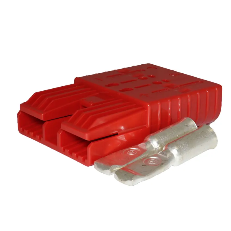 Flachstecker SBX 350A rot, Stecker inkl. 2 Hauptkontakte, 24V, 70mm² Nur Für Kurze Zeit