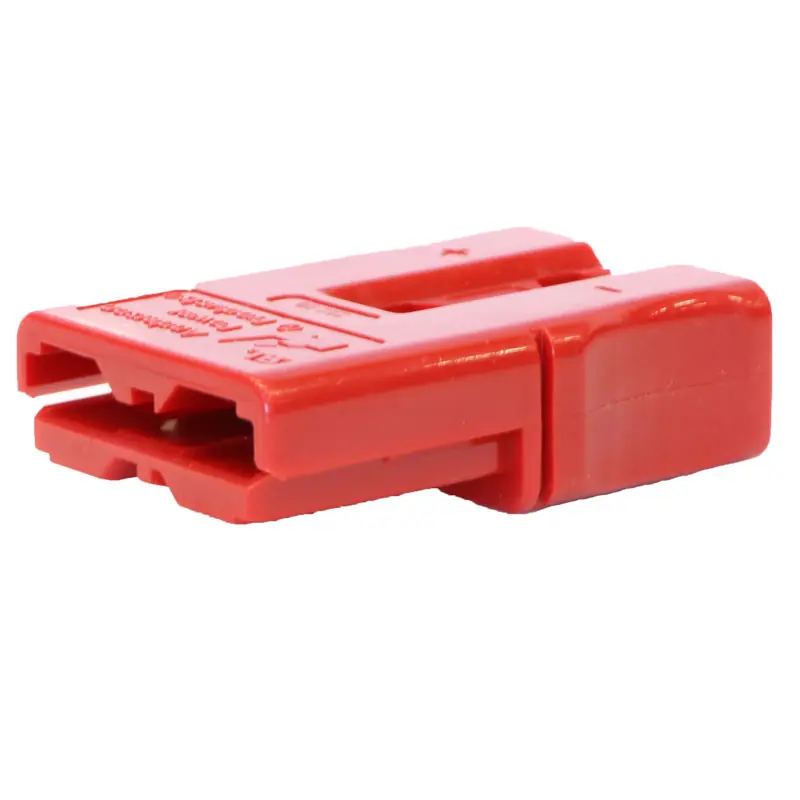 Anderson Flachstecker SBS 50A rot, Stecker inkl. 2 Hauptkontakte, 24V, 16mm² (oder ähnlich Anderson) Neu Im Sortiment