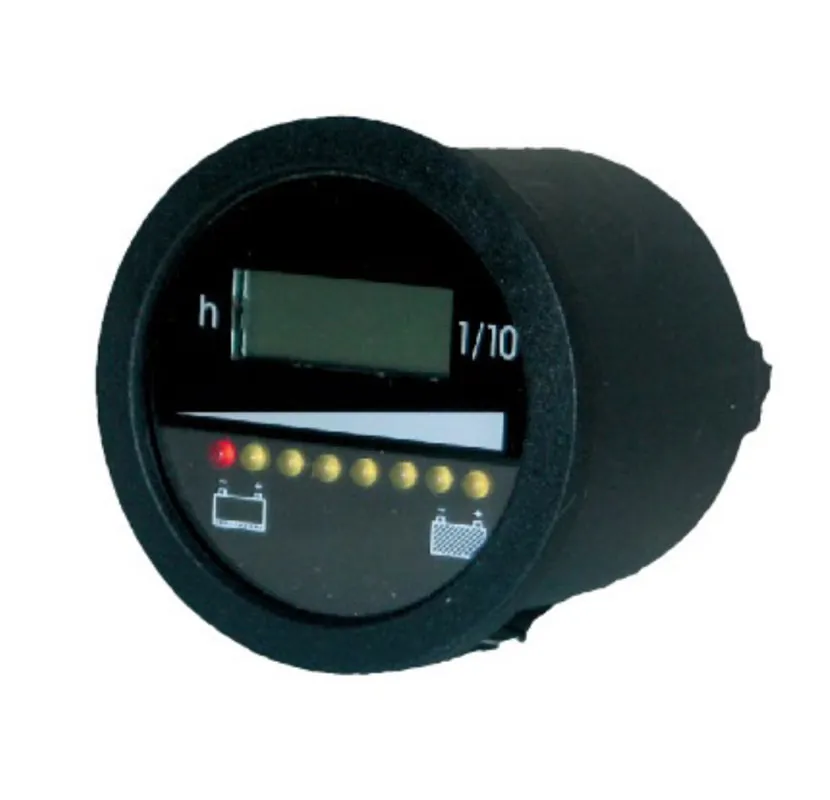 Q-Batteries Ladezustandsanzeige 12V, 24V, 36V, 48V by S.P.E. indicator ULBF52RC inkl. relais und Betriebsstundenzähler Zertifiziert