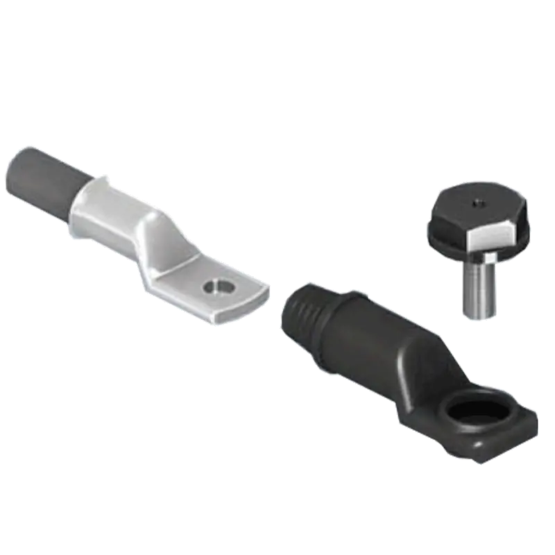 Bestpreis Lugsulation 70 mm² vollisolierter Kabelanschluss M10 mit Schraube (schwarz)