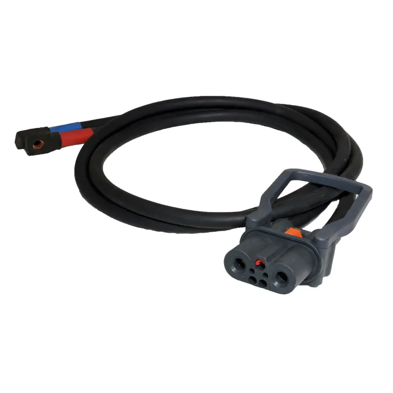 Abverkauf Rema MRC 160/250 Dose mit Endableiter 1500/1500/50mm² rot kodiert mit Griff montiert Kodierstift rot (hochstromfähig) für Nassbatterien