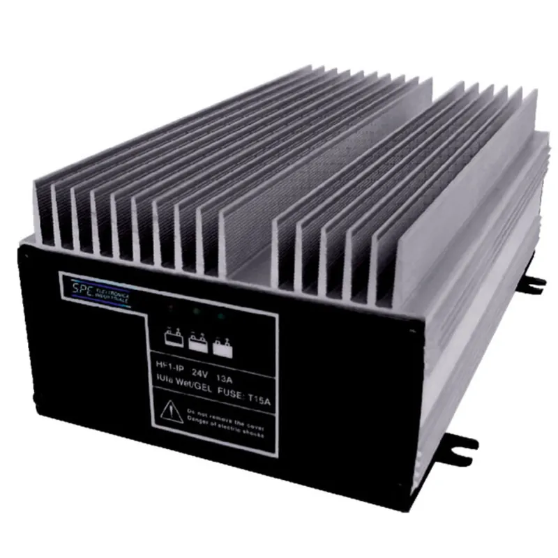 Knallerangebot Q-Batteries energiesparendes Hochfrequenzladegerät 24V 10A by S.P.E. Charger HF1-IP ohne Batteriestecker - Ladekennlinie Nassbatterien / PZS
