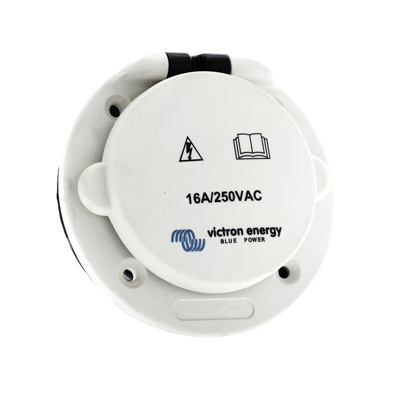 Victron Ladeanschluss Steckdose Polyamid mit Deckel 16A 250V AC (2P/3W) Top-Preis