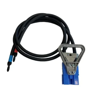 Anderson Flachstecker SBE 160A blau mit Griff und Zugentlastung 50mm² (mit Endableiter 1500mm) (oder ähnlich Anderson) Saisonangebot