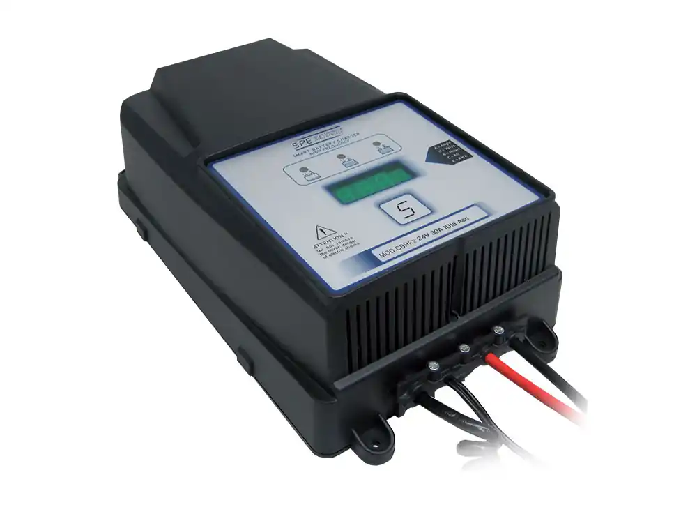 Q-Batteries energiesparendes Hochfrequenzladegerät CBHF2 12V 15A Nass by S.P.E. ohne Batteriestecker Must-Have