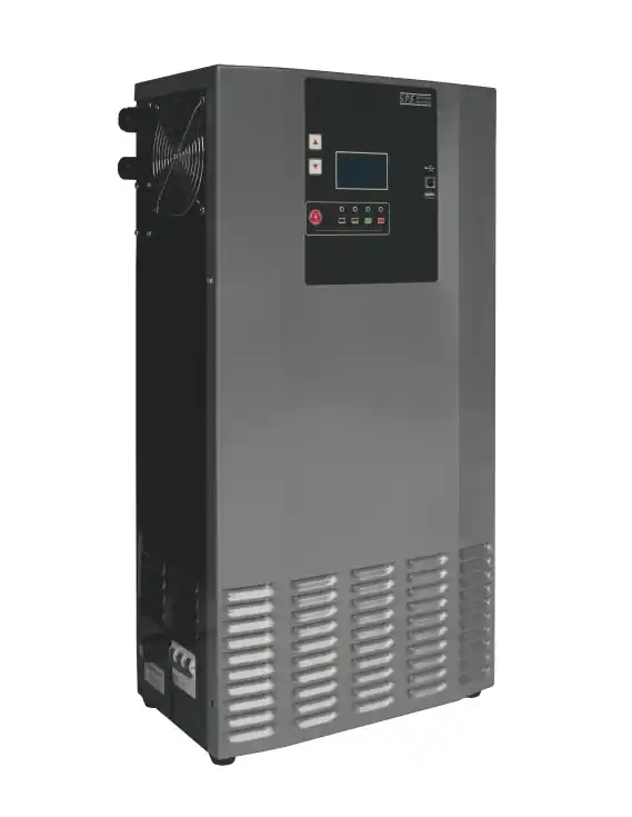 Q-Batteries energiesparendes Hochfrequenzladegerät GREEN6 48V 80A Nass inkl. EUW by S.P.E. ohne Netzstecker ohne Batteriestecker Markenware