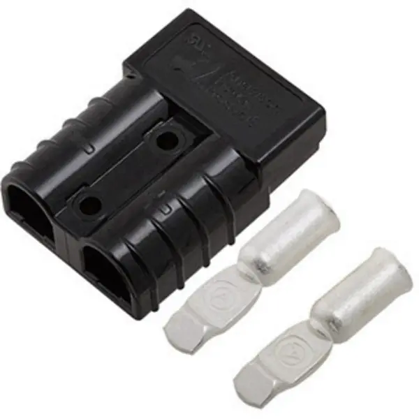 Sichere Zahlung Anderson Flachstecker SB 50A schwarz, Stecker inkl. 2 Hauptkontakte 13,3mm², 80V (oder ähnlich Anderson)