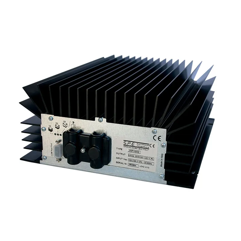 Q-Batteries energiesparendes Hochfrequenzladegerät TORO 1000 36V 20A Nass by S.P.E. (on-board) ohne Batteriestecker - Ladekennlinie Nassbatterien / PZS Expressversand