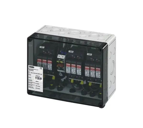 Phoenix Contact SOL-SC-1ST-0-DC-3MPPT-1001 Generatoranschlusskasten 3x1 String, SPD Typ I+II Highlight