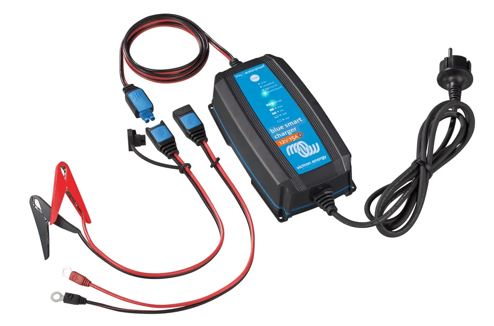 Victron Blue Smart IP65 12/15 Bluetooth Ladegerät 12V 15A für Blei und Lithium Akkus Zertifiziert