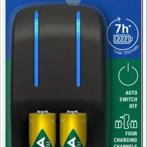 Varta Pocket Charger Ladegerät inkl. 4 AA Akkus 2100mAh Ausverkauf