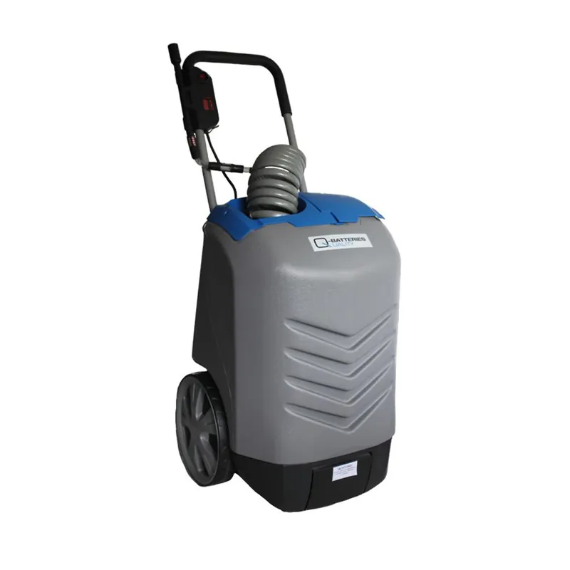 Versand Am Gleichen Tag Aquamatik Trolley 60l mobiler Wasserwagen mit Pumpe für Batterien inkl. Ladegerät 230V