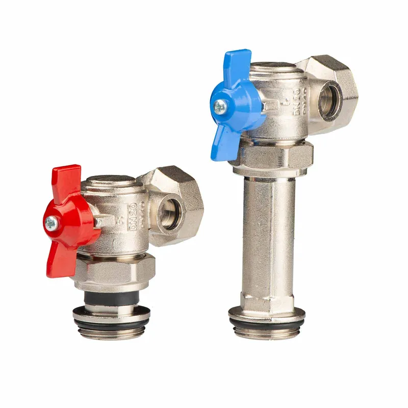 Kugelhahn-Anschluss-Set PREMIUM für Heizkreisverteiler zur senkrechten Montage 1" Top-Angebot