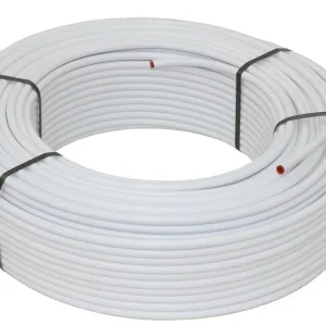 Sonderangebot 70 m² Set Tackersystem Rollbahn 35 mm WLG 045 16x2 Alu-Verbundrohr Raster 10 cm 7 Heizkreise Regler 230 V + Zubehör