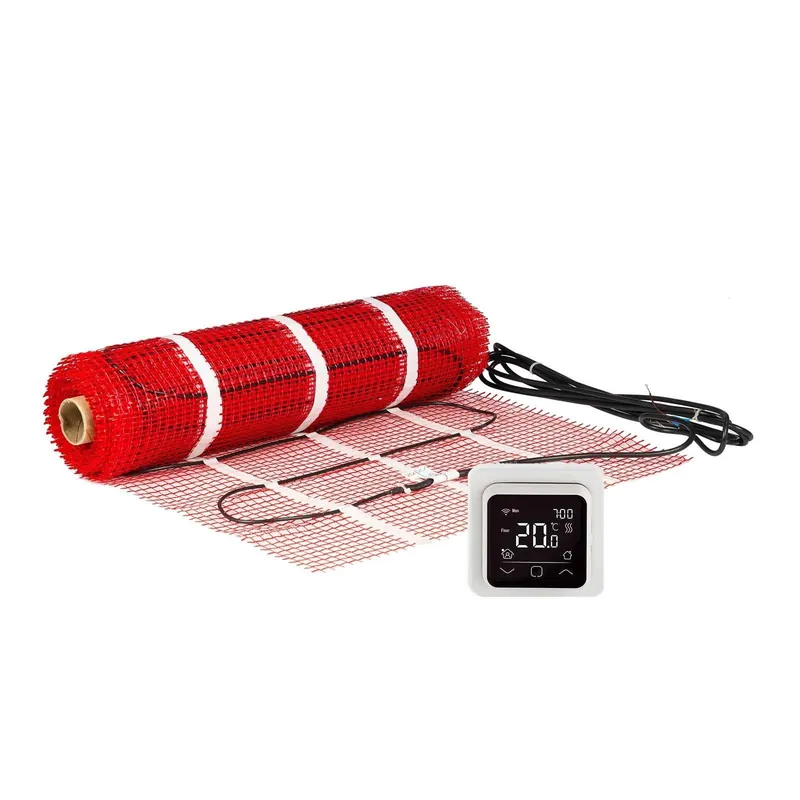 1,5 m² Set Elektrische Fußbodenheizung 225 Watt 300 x 50 cm + WiFi Raumthermostat C16 Letzte Chance