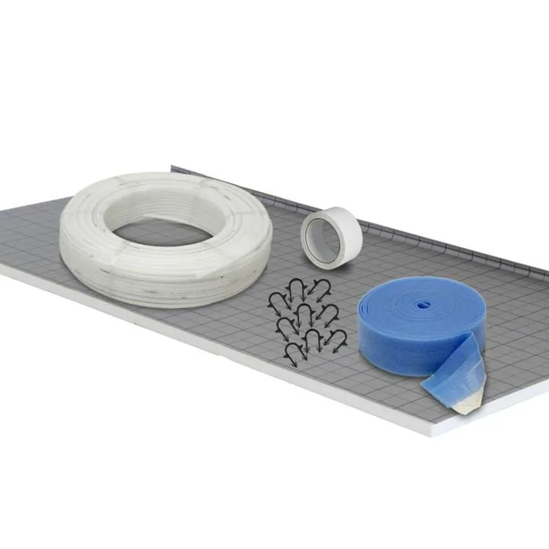 Sale 60 m² Set Tackersystem Faltplatte 35 mm WLG 045 16x2 PE-RT Rohr Raster 15 cm + Zubehör