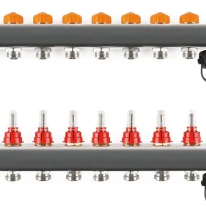 Heizkreisverteiler PREMIUM PLUS Dyna-if für Fußbodenheizung 8 Heizkreise Sale