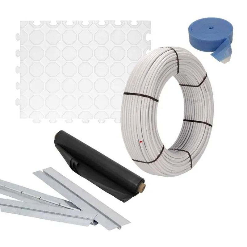 60 m² Set Trockenestrichsystem 25 mm WLG 035 Alu-Verbundrohr Raster 12,5 cm + Zubehör Letzte Chance