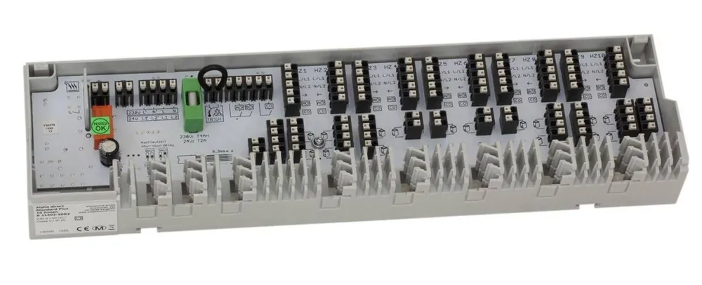 Anschlussleiste Alpha Basis direct Standard Plus 230 V für 10 Heiz-/Kühlzonen Saisonangebot