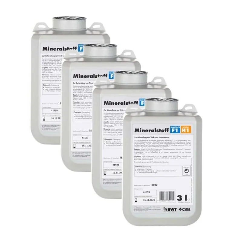 Billig BWT Mineralstoff-Dosierlösung 4x3 Liter Quantophos F1/H1