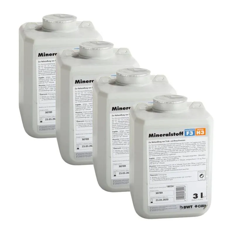 Neuheit BWT Mineralstoff-Dosierlösung 4x3 Liter Quantophos F3/H3